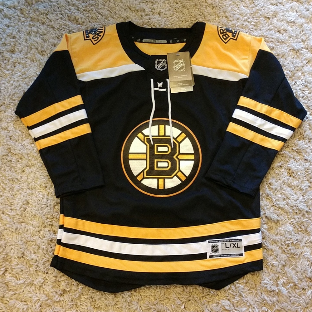 NHL Boston Bruins Youth Hockey Jersey